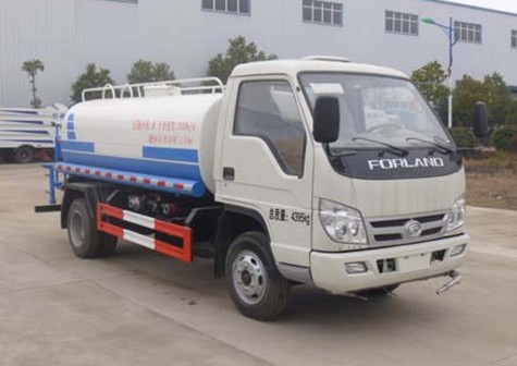 福田小卡之星2噸藍牌小型灑水車(chē)
